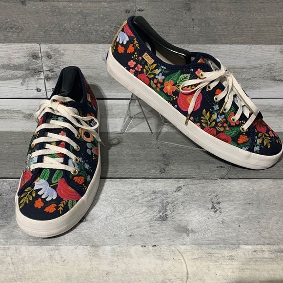 Rifle Paper Co. Shoes - Keds x Rifle Paper Co Floral Sneakers Sz 9.5
